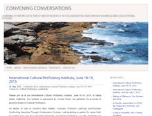 Tablet Screenshot of conveningconversations.com